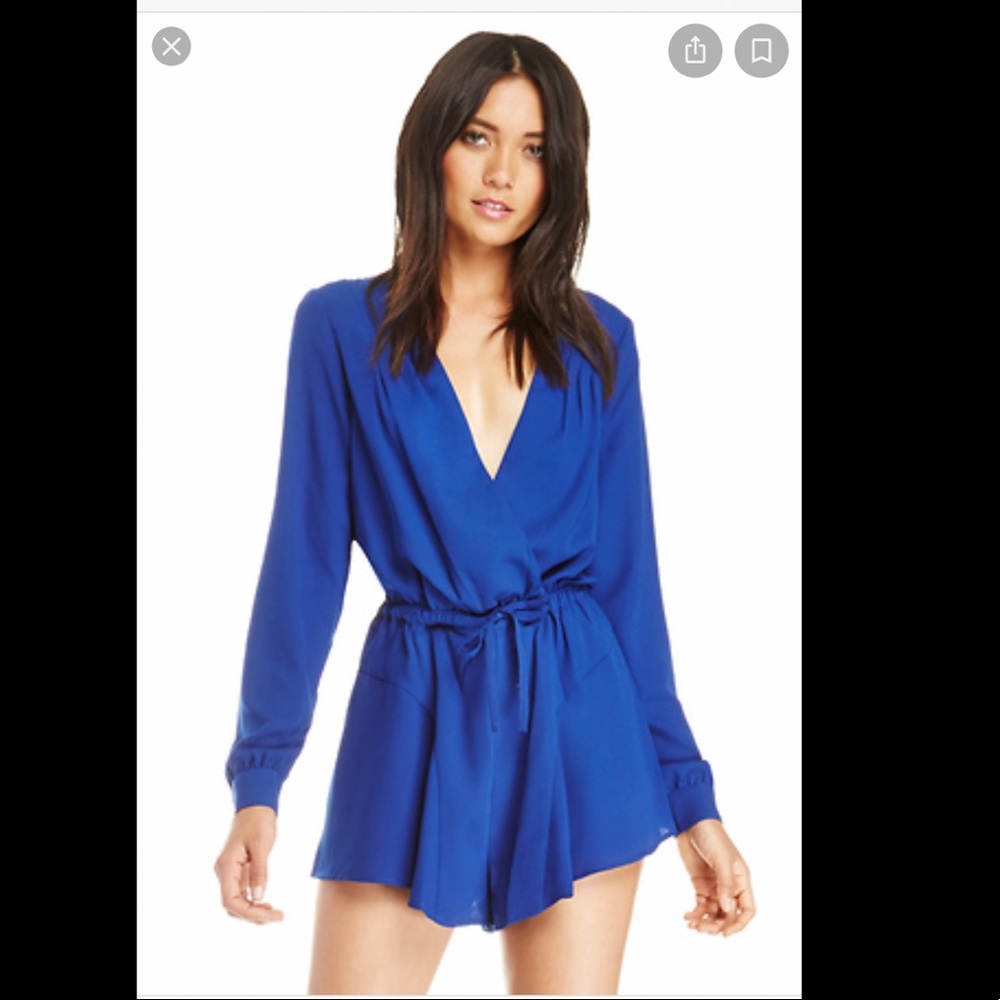 The Fifth Label Royal Blue Romper